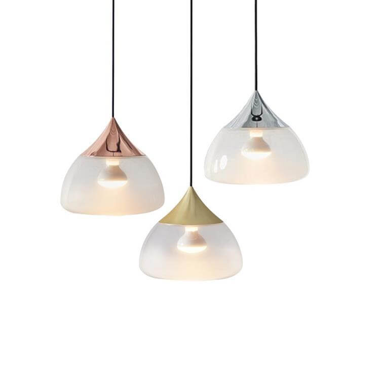 Modern Creative Glass Waterdrop Shape 1-Light Pendant Light