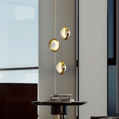Post-modern Crystal Ball 1-Light LED Mini Pendant Light