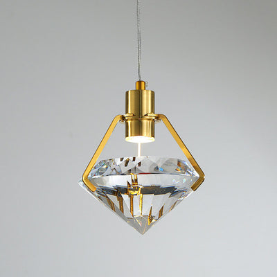 Modern Creative Diamond Shape 1-Light LED Pendant Light