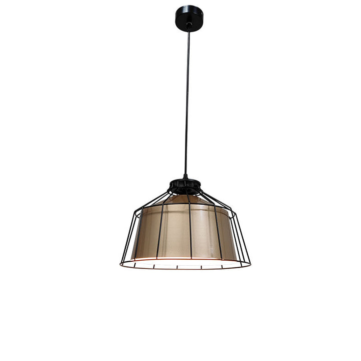 Luminaire suspendu industriel moderne à 1 lumière en aluminium 