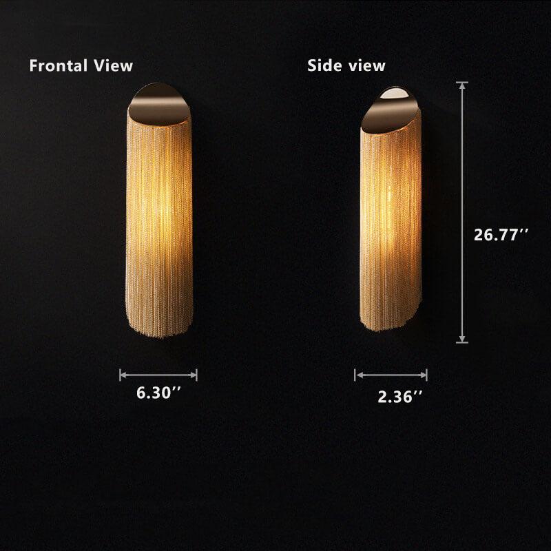 Modern Tassel 1-Light Wall Sconce Lamp