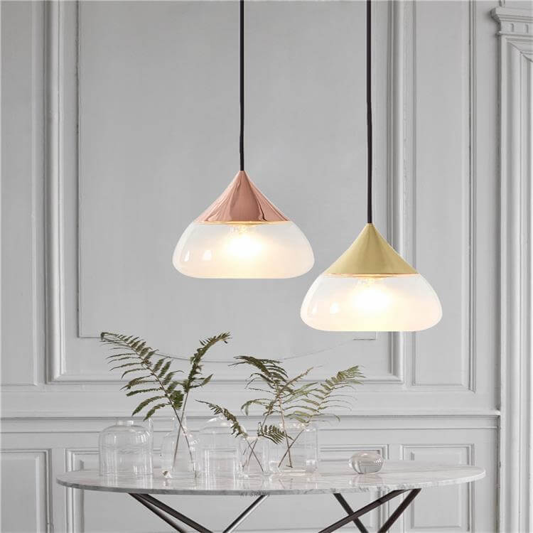 Modern Creative Glass Waterdrop Shape 1-Light Pendant Light