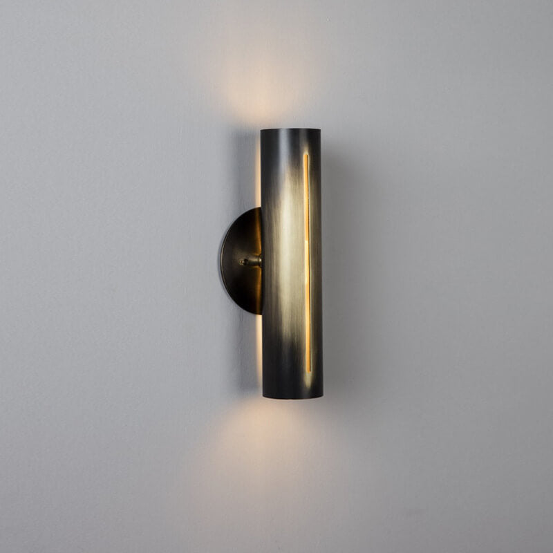 Post-modern Creative Hardware Cylindrical 1-Light LED Wall Sconce Lamp