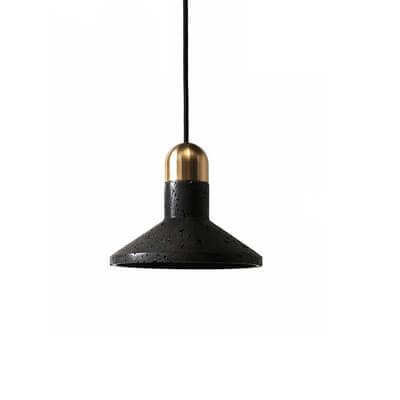 Lava Stone 1-Light Adjustable Length Dome Pendant Light
