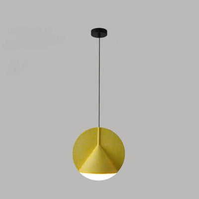 Modern Resin Colorful Round Shape 1-Light LED Pendant Light