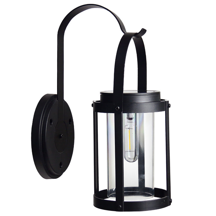 Solar wasserdichte tragbare LED-Außenwandleuchte 