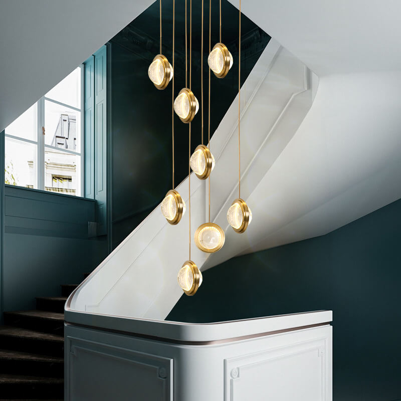 Post-modern Crystal Ball 1-Light LED Mini Pendant Light