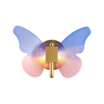 Nordic Colored Butterfly Acrylic LED Pendant Light