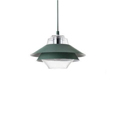 Nordic Layered Concentric Tiers Shade 1-Light Pendant Light