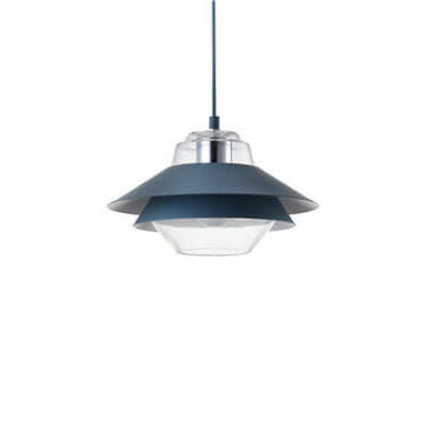 Nordic Layered Concentric Tiers Shade 1-Light Pendant Light