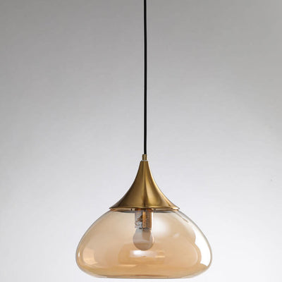 Modern Creative Glass Waterdrop Shape 1-Light Pendant Light
