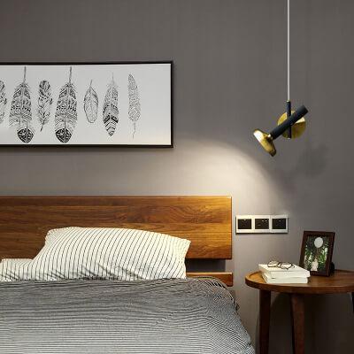 Post-modern Creative Hardware 1-Light LED Minimalist Pendant Light