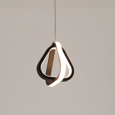 Nordic Creative Geometric Ring LED Pendant Light