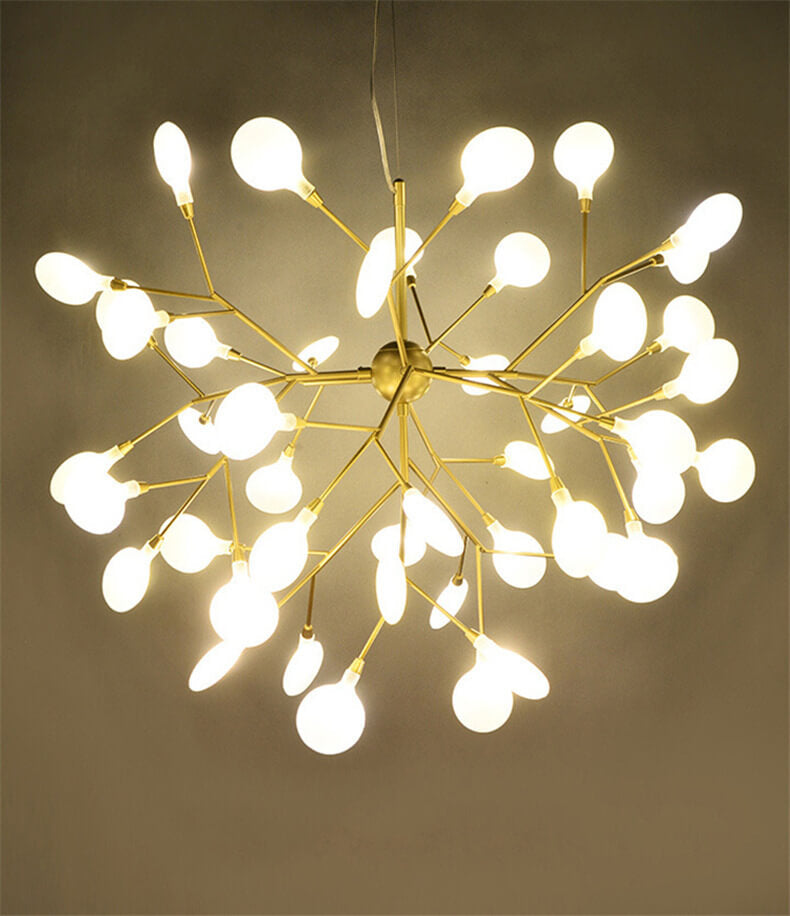 Modern Metal Branches 27/36 Light Fireflies LED Chandeliers