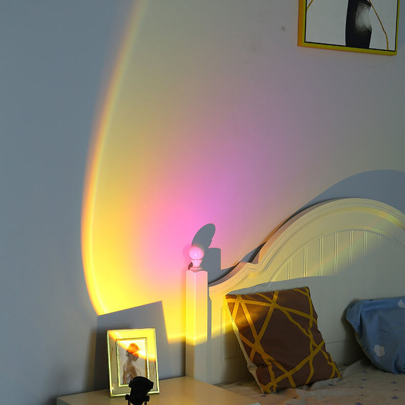 Sunset Lamp Vibes Sunset Projektionslampe Drehbare Tischlampe 