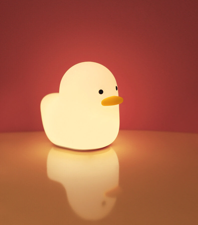 Lampe de Table Décorative LED Pat Canard Mignon Veilleuse 