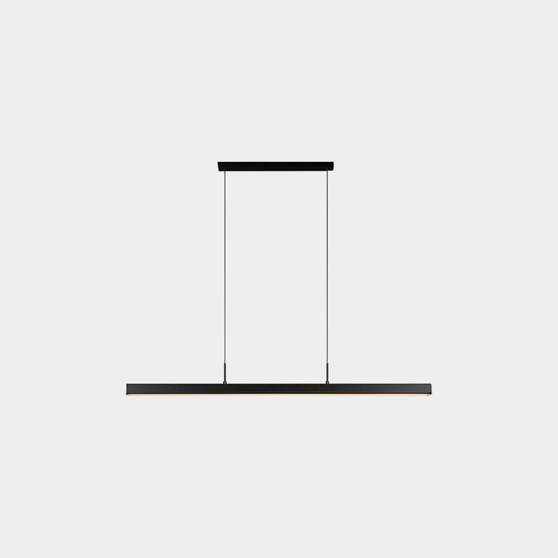 Lampe suspendue LED à longue bande minimaliste moderne 