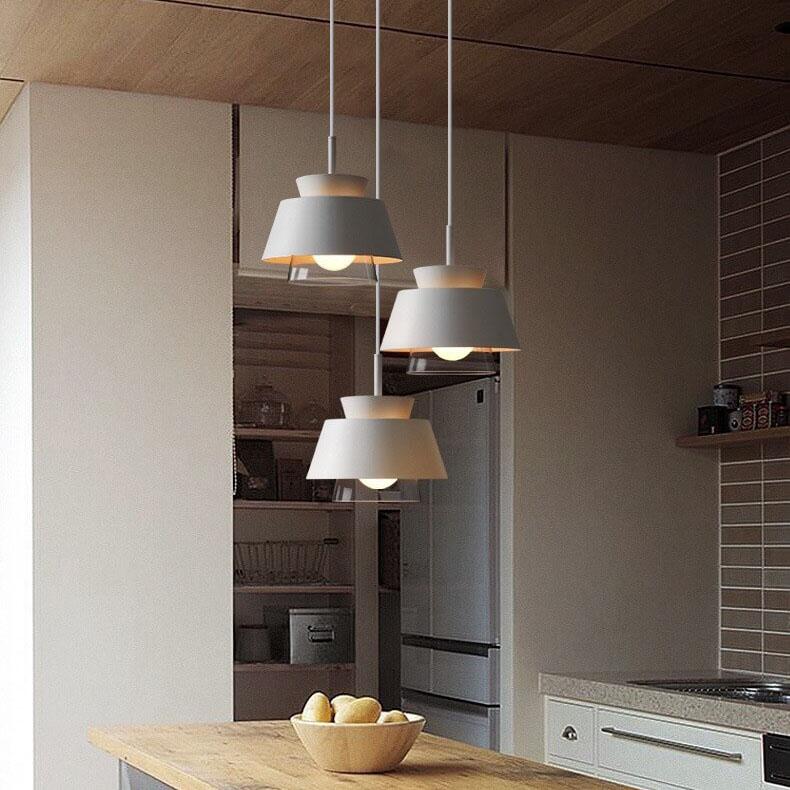 Modern Macarons Cylinder Metal 1-Light Pendant Light