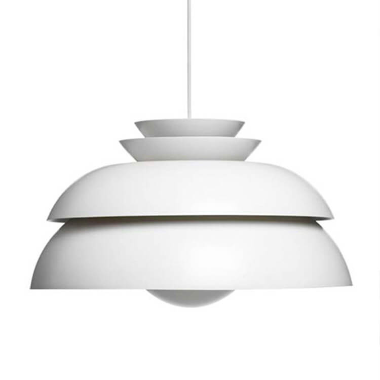 Modern Minimalist Multilayer Dome 1-Light Pendant Light