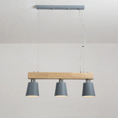 Modern Wooden Nordic Barrel 3/5-Light