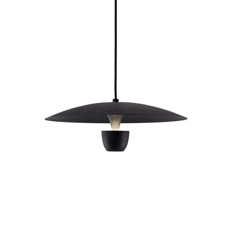 Lampe suspendue LED à 1 lumière en métal, soucoupe volante créative moderne et nordique 