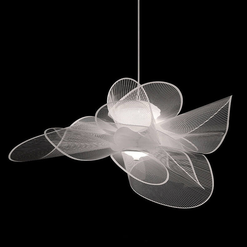 Modern Tulle-Like Floral 1-Light  LED Pendant Light
