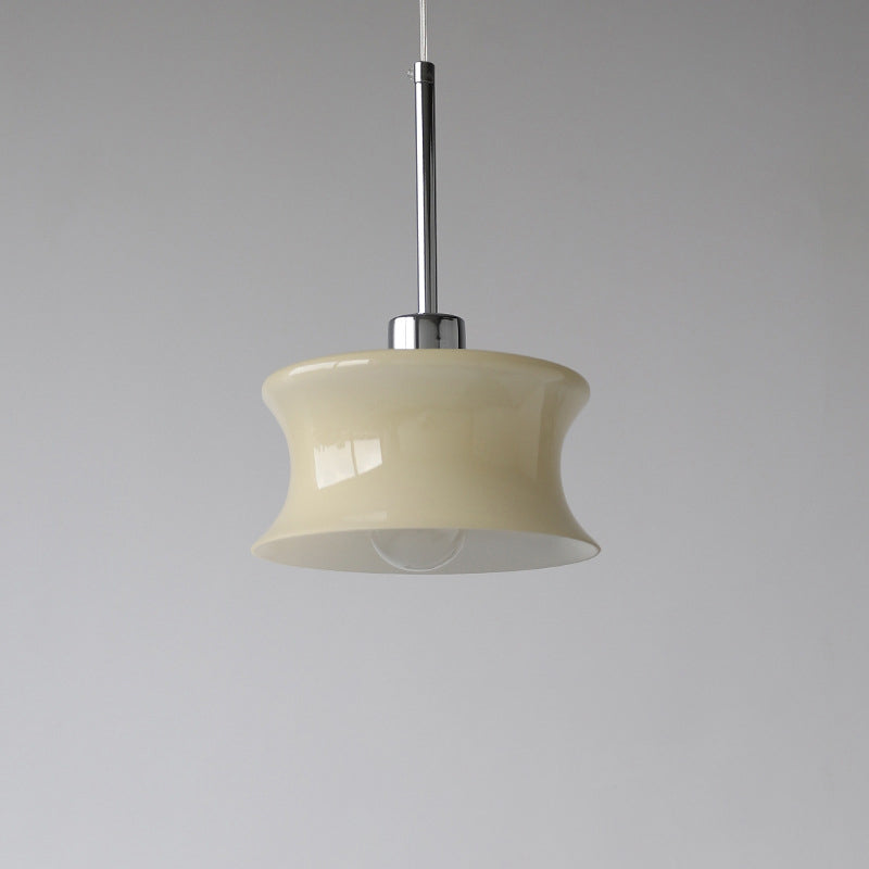Französisches Vintage-Glas Kreative Form 1-flammige Pendelleuchte 
