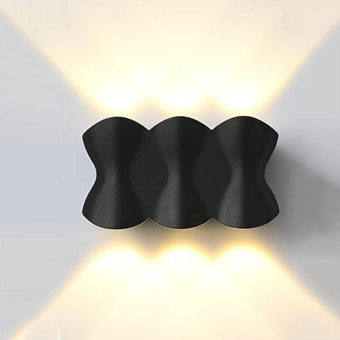 Moderne minimalistische wasserdichte Wandleuchten aus Aluminium mit LED 