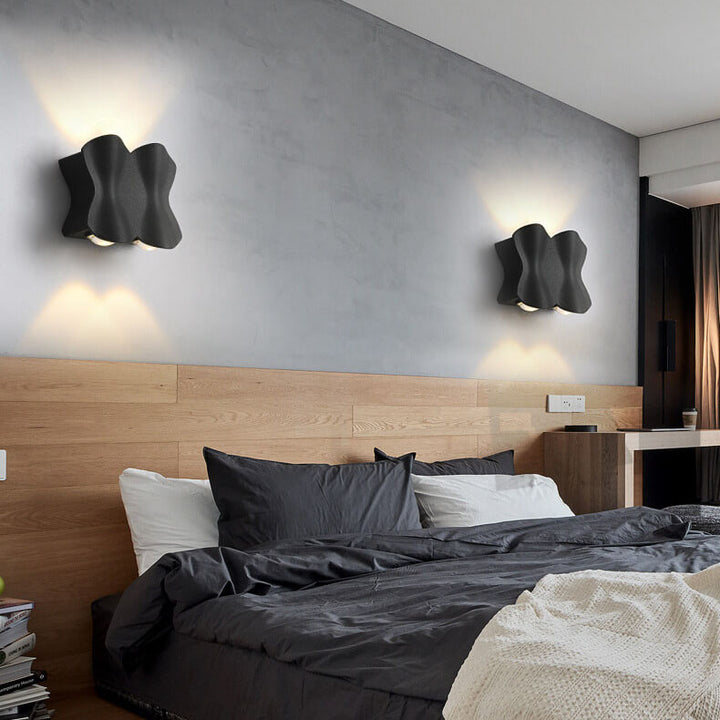 Moderne minimalistische wasserdichte Wandleuchten aus Aluminium mit LED 