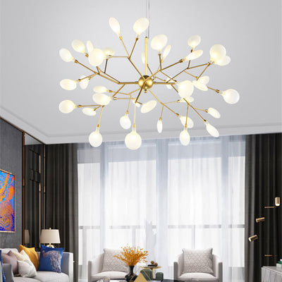 Modern Metal Branches 27/36 Light Fireflies LED Chandeliers