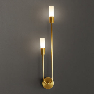 Nordic Minimalist U-Shaped 2-Light Wall Sconce Lamps