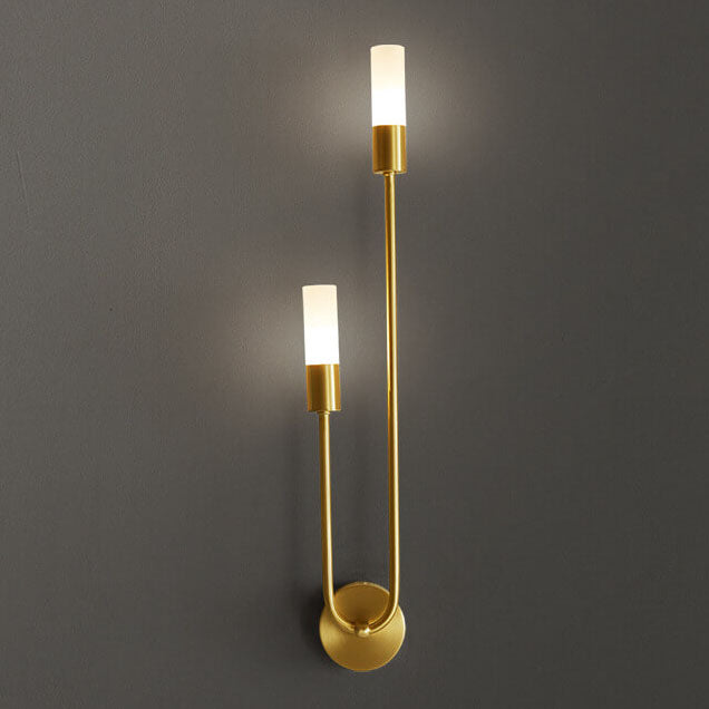 Nordic Minimalist U-Shaped 2-Light Wall Sconce Lamps
