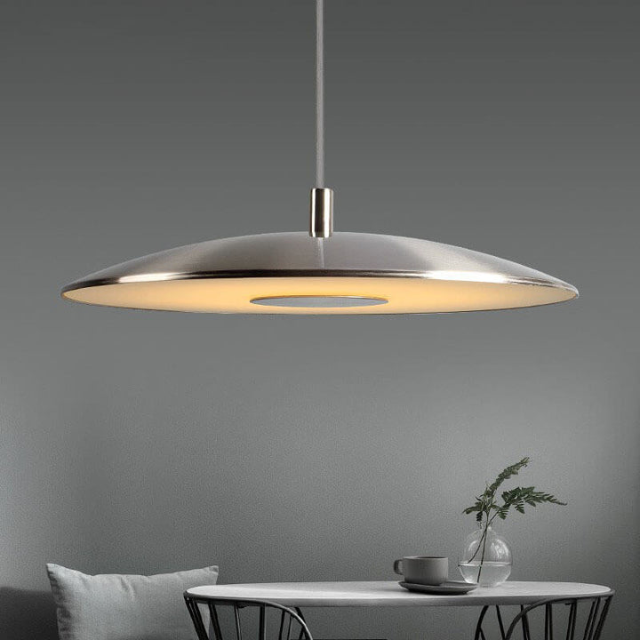 Lámpara colgante LED de 1 luz con forma de OVNI redondo nórdico 