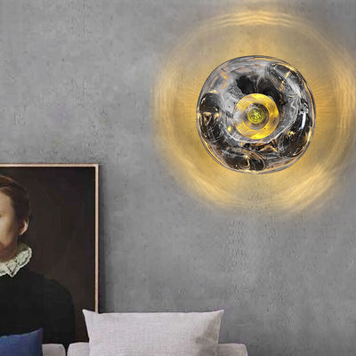 Modern Nordic Creative Glacial Lava Ball 1-Light Wall Sconce Lamp