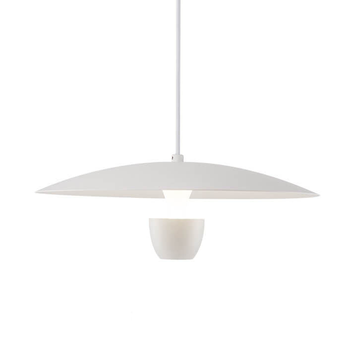 Lampe suspendue LED à 1 lumière en métal, soucoupe volante créative moderne et nordique 