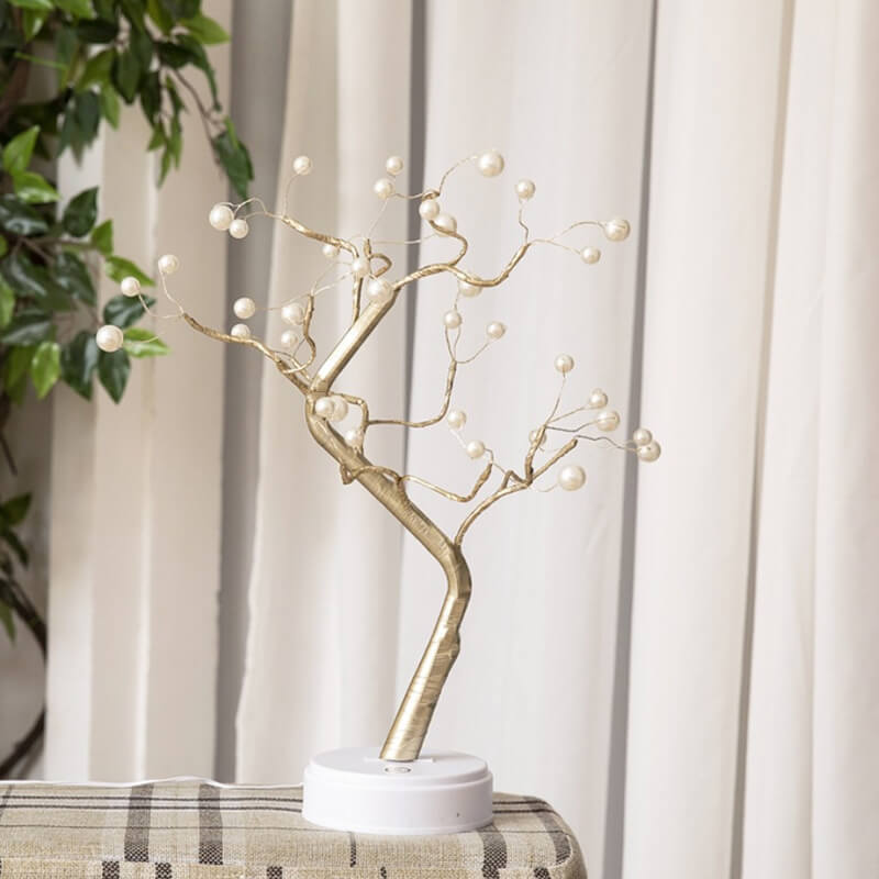 36 Light Pearl Small Tree Light Remote Control LED Table Lamp