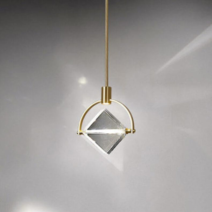 Lustre à LED moderne à 1 lumière en forme d&