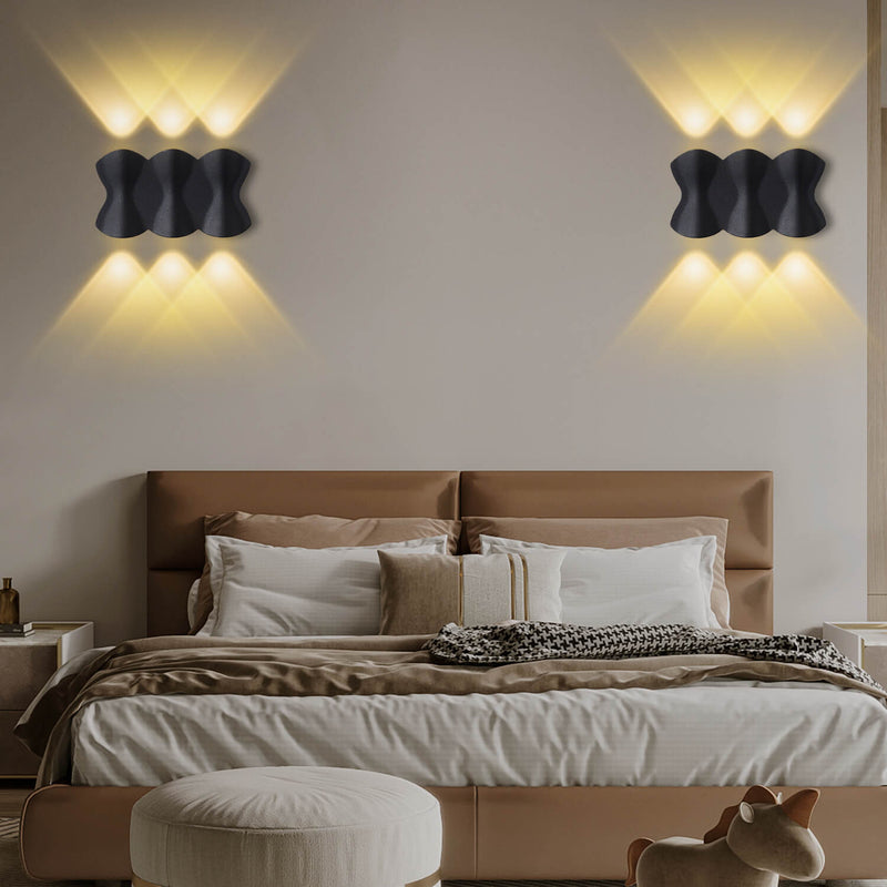 Modern Minimalist Aluminum Waterproof LED Wall Sconce Lamps