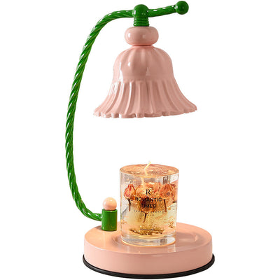 Kreatives Blütendesign Duftkerze LED Schmelzwachs Tischlampe 