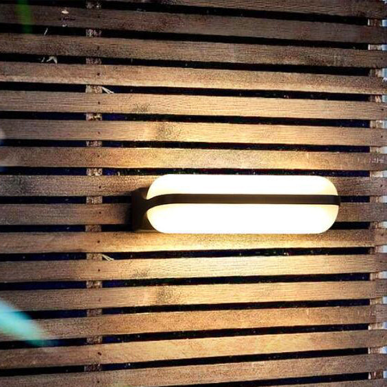 Moderne Einfachheit PC Box Form LED Außenwandleuchte 
