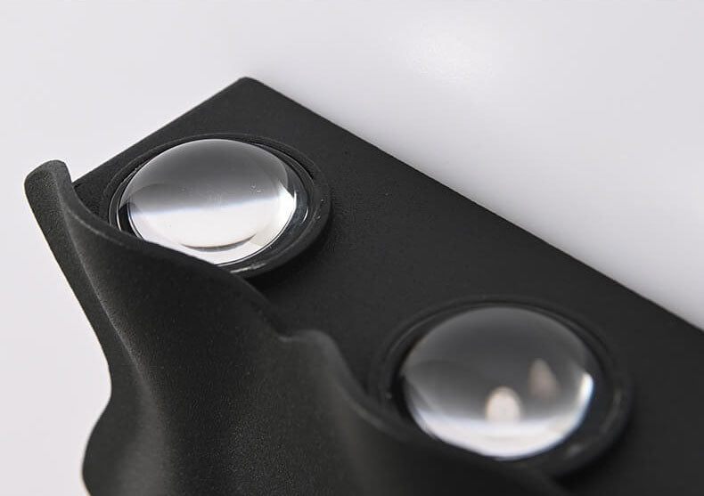 Moderne minimalistische wasserdichte Wandleuchten aus Aluminium mit LED 