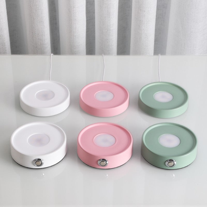 Modern Round USB Rechargeable LED Mood Light Night Light Table Lamp