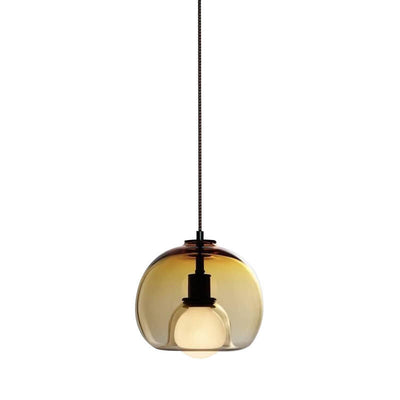 Minimalist Glass 1-Light Globe Pendant Light