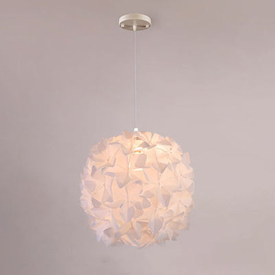 Moderne, minimalistische Acryl Flower Globe 1-Licht-Pendelleuchte