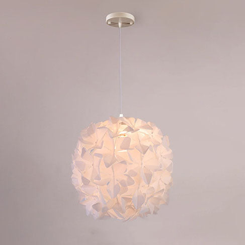 Modern Minimalist Acrylic Flower Globe 1-Light Pendant Light