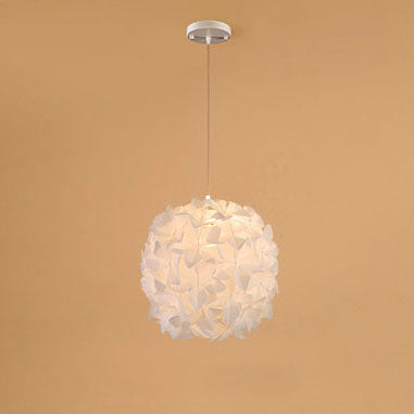 Modern Minimalist Acrylic Flower Globe 1-Light Pendant Light