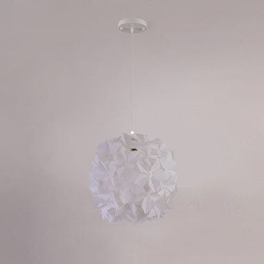 Moderne, minimalistische Acryl Flower Globe 1-Licht-Pendelleuchte