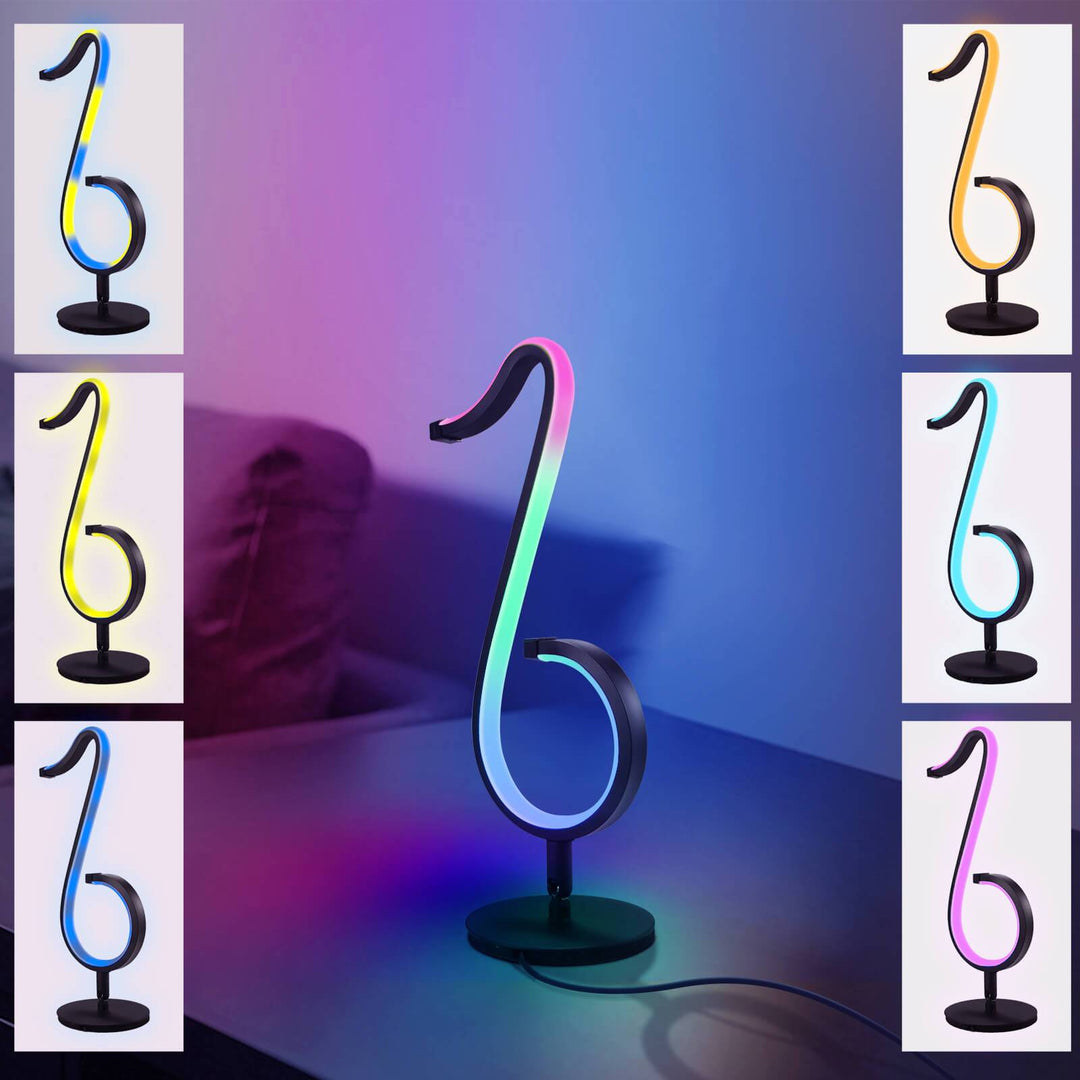 Lampe de table Creative Note RGB USB Night Light 