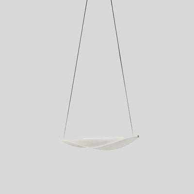 Modern Acrylic Leaf Shaped 1-Light LED Pendant Light