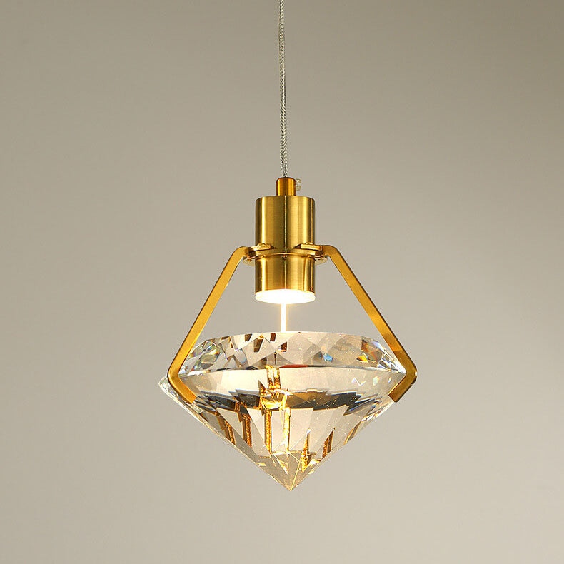 Modern Creative Diamond Shape 1-Light LED Pendant Light